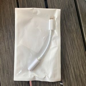 Lightning to earplug adapter